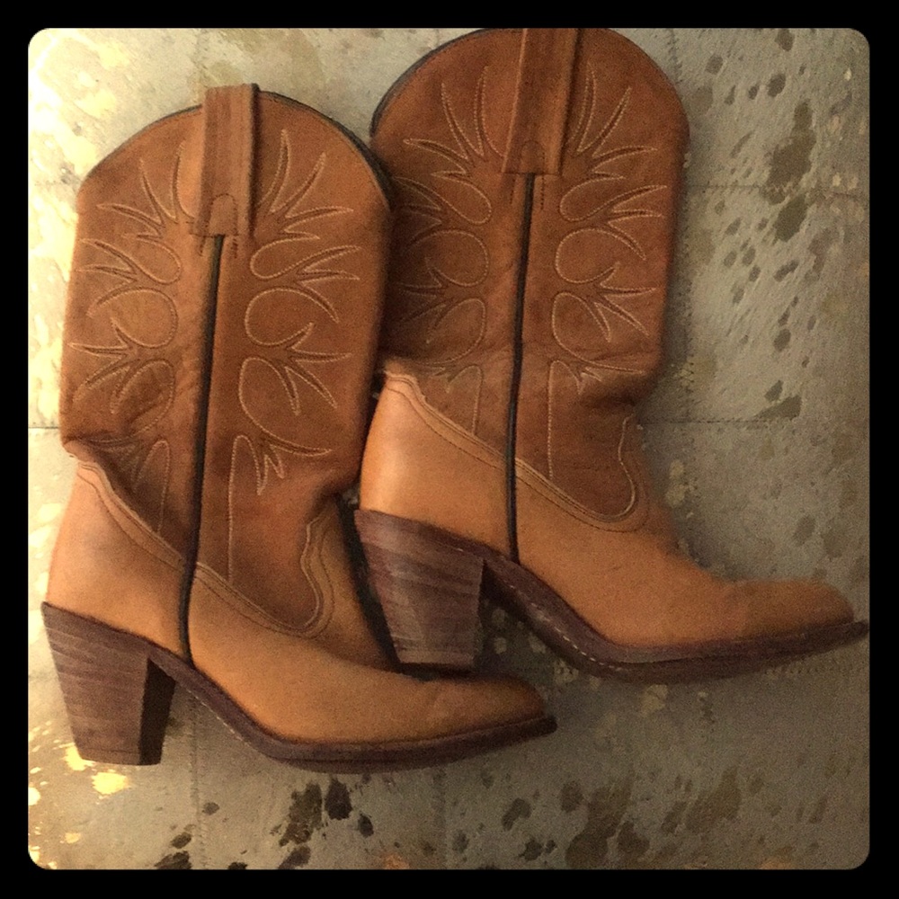 Vintage Frye cowboy boots